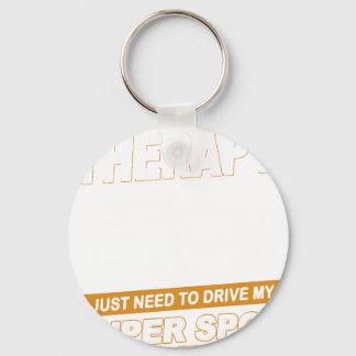 I DON'T NEED THERAPY Chevrolet Super Sport Chevell Keychain