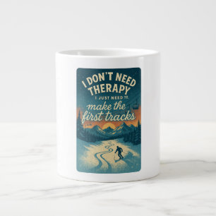 I don't need therapy, I just need first tracks Large Coffee Mug