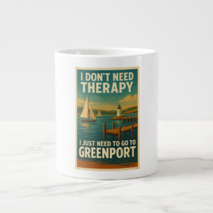 I don't need therapy, I just need Greenport Large Coffee Mug