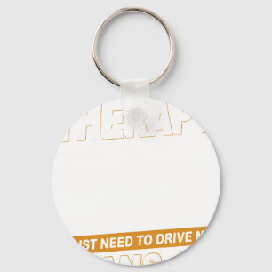 I DON'T NEED THERAPY Pontiac Trans Am 1975 Keychain