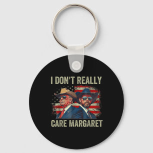 I Dont Really Care Margaret Funny Trump Jd Vance  Keychain