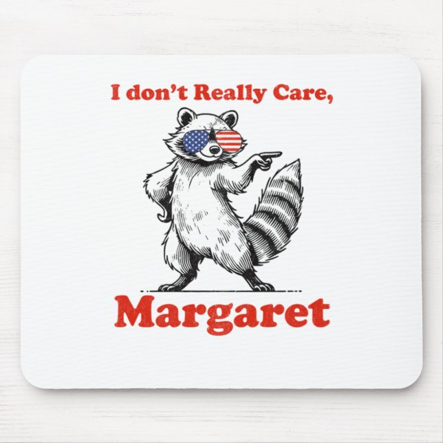 I Dont Really Care Minimalist 1  Mouse Pad (Front)