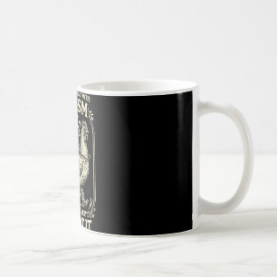 I Don't Struggle With Autism Funny Vintage Raccoon Coffee Mug