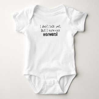 I don't talk yet Infant Baby Bodysuit