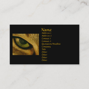 I Don't Think So v1 business card