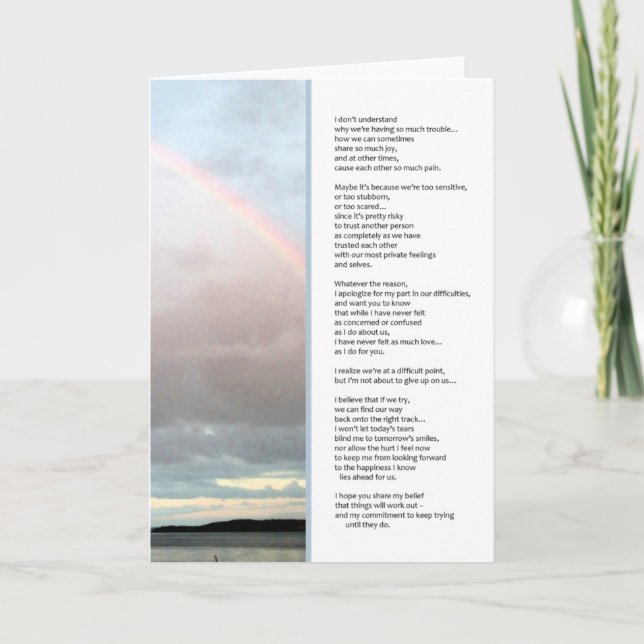 I Don't Understand...Relationships Card (Front)