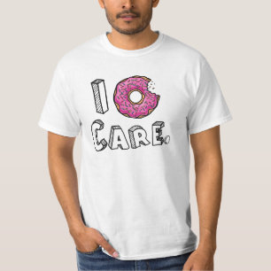 I Doughnut Care Bitten Pink Doughnut T-Shirt