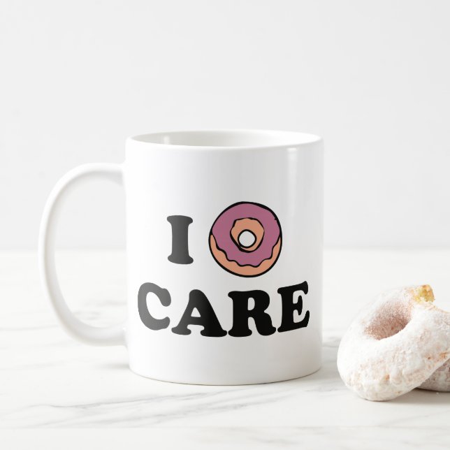 I Doughnut Care Coffee Mug (With Donut)