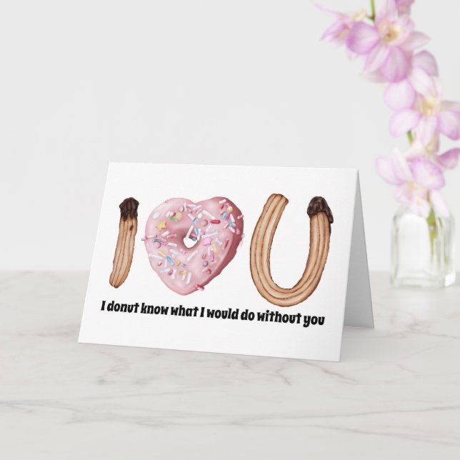 I doughnut know what I would do without you sweet Card (Orchid)