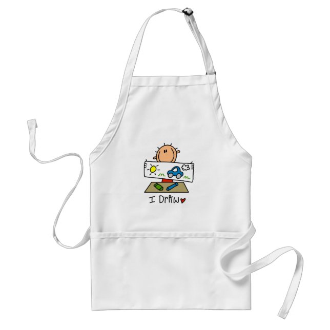 I Draw Standard Apron (Front)