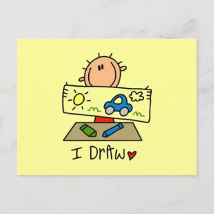 I Draw Tshirts and Gifts Postcard