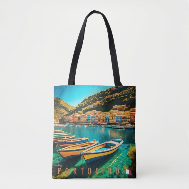 I Dream Of Portofino Tote Bag (Front)