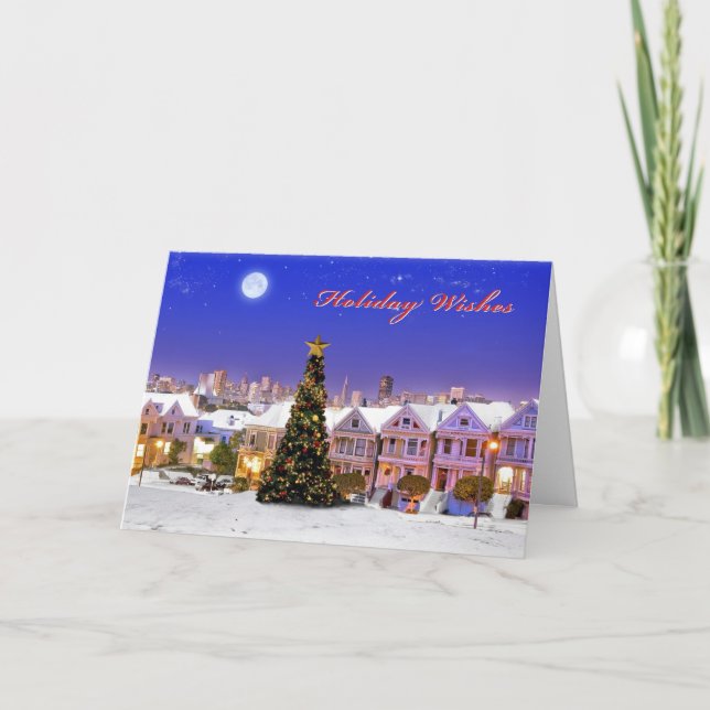I Dream of White Frisco Holiday Card (Front)