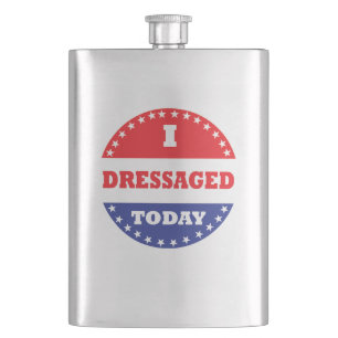 I Dressaged Today Hip Flask