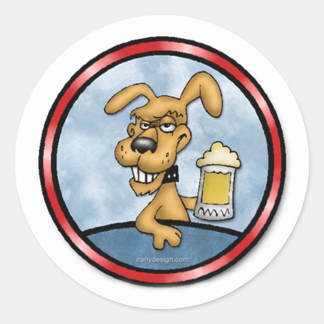 I Drink To Make Others Sticker (Front)