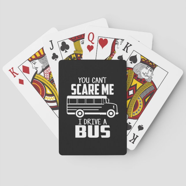 I Drive A Bus Playing Cards (Back)
