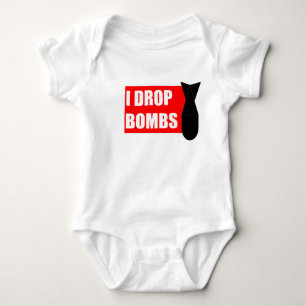 I Drop Bombs Baby Bodysuit
