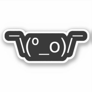 I Dunno LOL ¯\(º_o)/¯ Emoticon Japanese Kaomoji