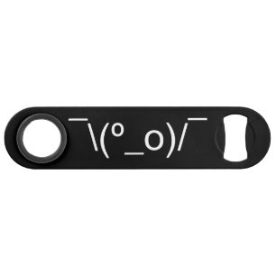 I Dunno LOL ¯\(º_o)/¯ Emoticon Japanese Kaomoji Bar Key