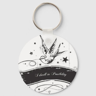 "I Dwell in Possibility" Keychain