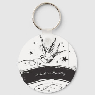 "I Dwell in Possibility" Keychain