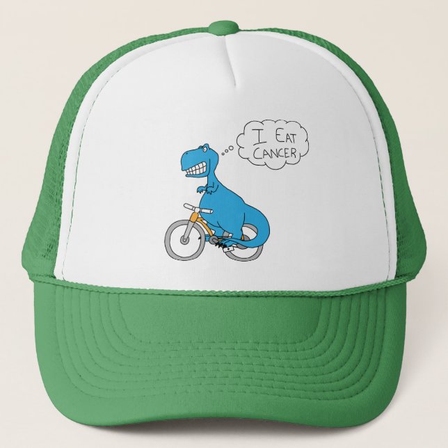 I eat cancer trucker hat (Front)