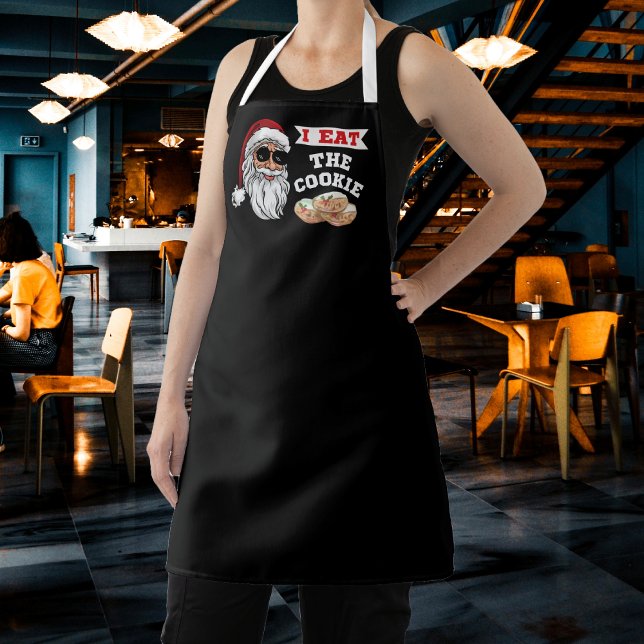 I Eat The Cookie Funny Dirty Joke Santa Christmas Apron (I Eat The Cookie Funny Dirty Joke Santa Christmas Apron
)