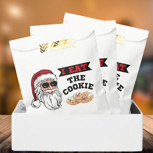 I Eat The Cookie Funny Dirty Joke Santa Christmas Favour Bag