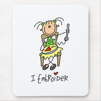 I Embroider Mouse Pad