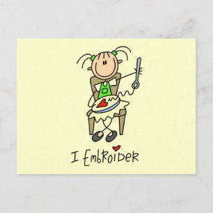 I Embroider Tshirts and Gifts Postcard