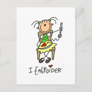 I Embroider Tshirts and Gifts Postcard