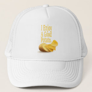 I Enjoy A Good Potato Funny Food Design Trucker Hat