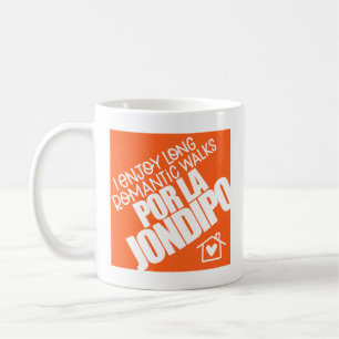 I enjoy long walks por la jondipo, spanglish coffee mug