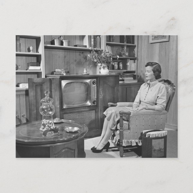 I Enjoy Quiet Evenings Postcard (Front)