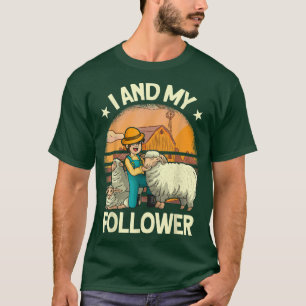 i et mon disciple Farmer Sheep Farming T-Shirt