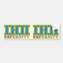 I Eta Pi- Double Bumper Sticker