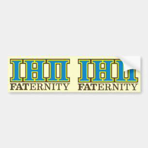 I Eta Pi- Double Bumper Sticker