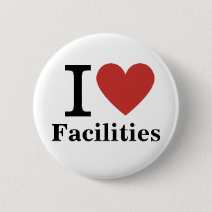 I ❤️ Facilities for Employees CUSTOM Pins