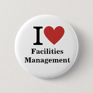 I ❤️ Facilities Management for Employee CUSTOM Pin