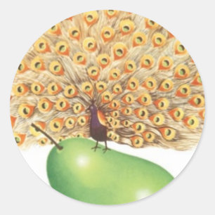 I Fancy Pears Classic Round Sticker