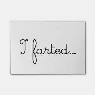 I Farted Fart Farts Farting I Love Farting LOL WTF Post-it Notes