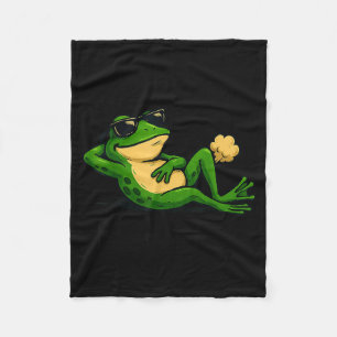 I Farting Sometimes Just Frog Lovers Fleece Blanket