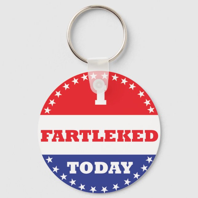 I Fartleked Today Keychain (Front)