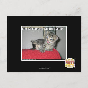 I farts in yor gen'ral direkshun postcard