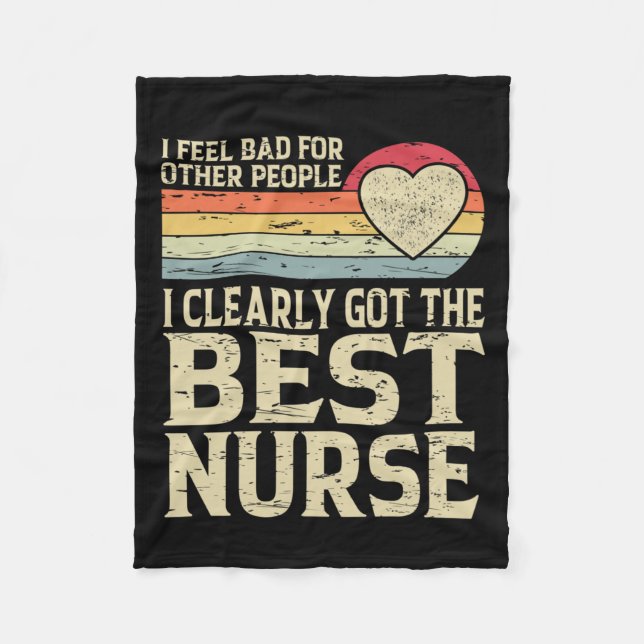 I Feel Bad For Other People I Clearly Got The Best Fleece Blanket (Front)