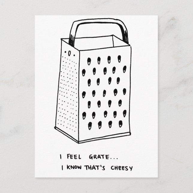 I Feel Grate Postcard (Front)