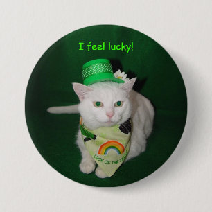 I Feel Lucky! 3 Inch Round Button