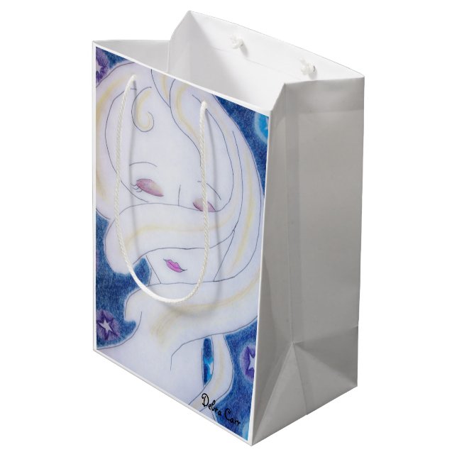 I Feel My Universe Medium Gift Bag (Back Angled)