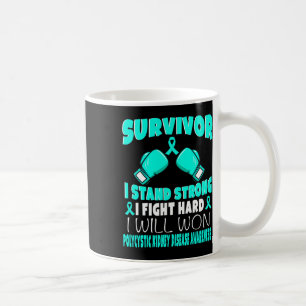 I Fight Hard Polycystic Kidney Disease Awareness  Coffee Mug