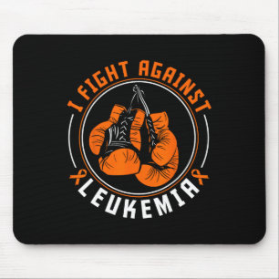 I Fight Leukaemia Awareness Support Boxing Gloves Mouse Pad